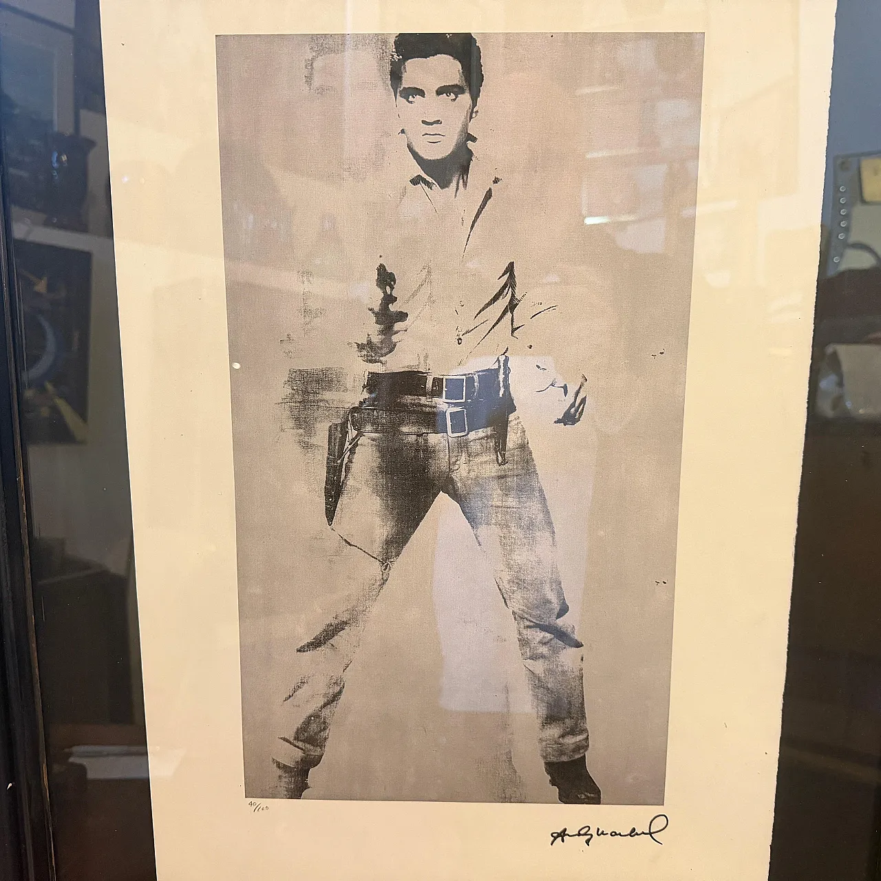 Elvis Presley 40/100 Litografia di Andy Warhol, anni 2000 6