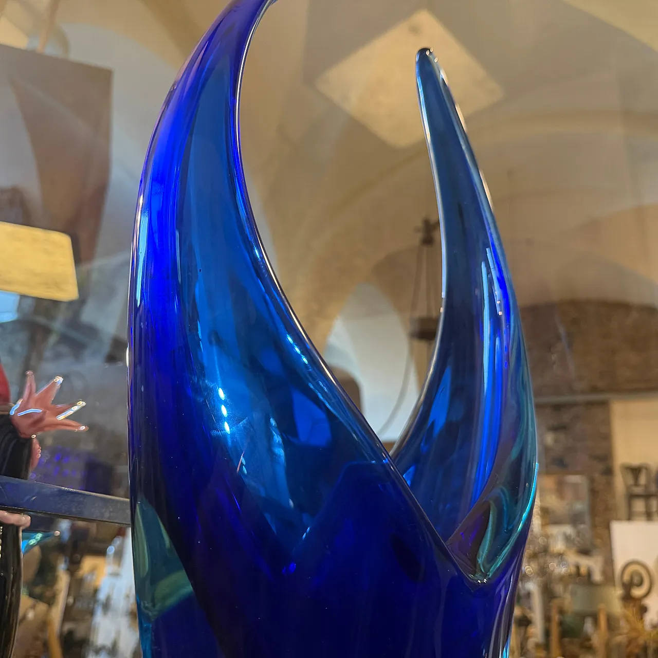 Murano glass huge centerpiece by Flavio Poli, 1960s 10