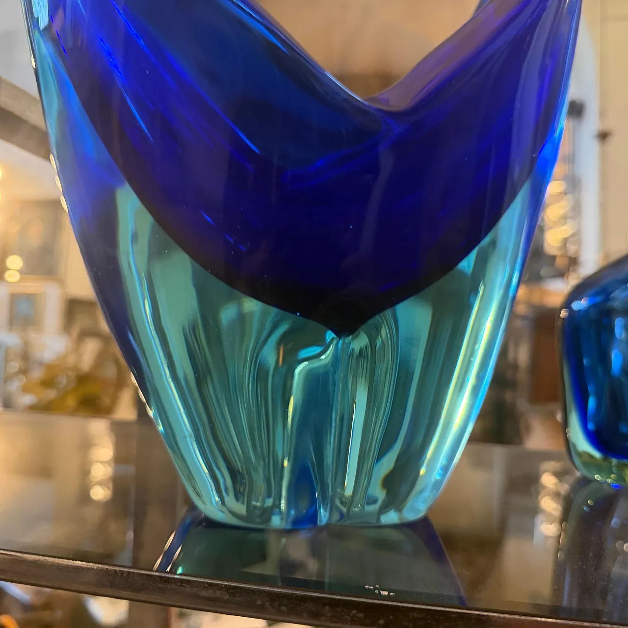 Murano glass huge centerpiece by Flavio Poli, 1960s 15