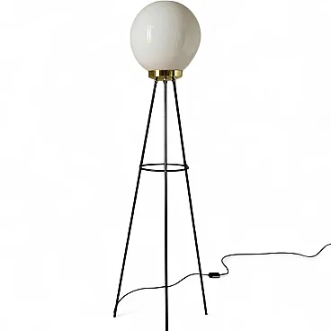 Lampada da terra a tripode di Stilnovo, anni '50
