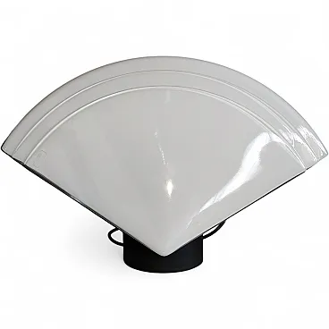 Lampada da tavolo Mazzega a forma di ventaglio, anni '80