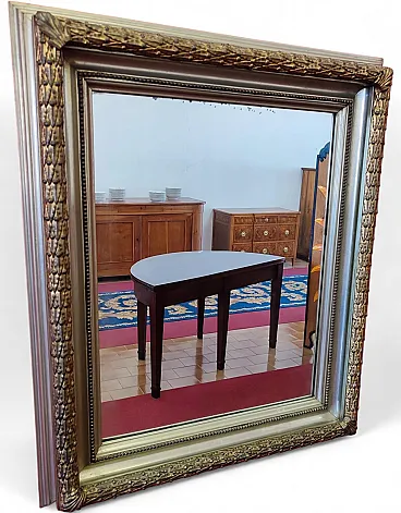 Rectangular metal mirror, 20th century