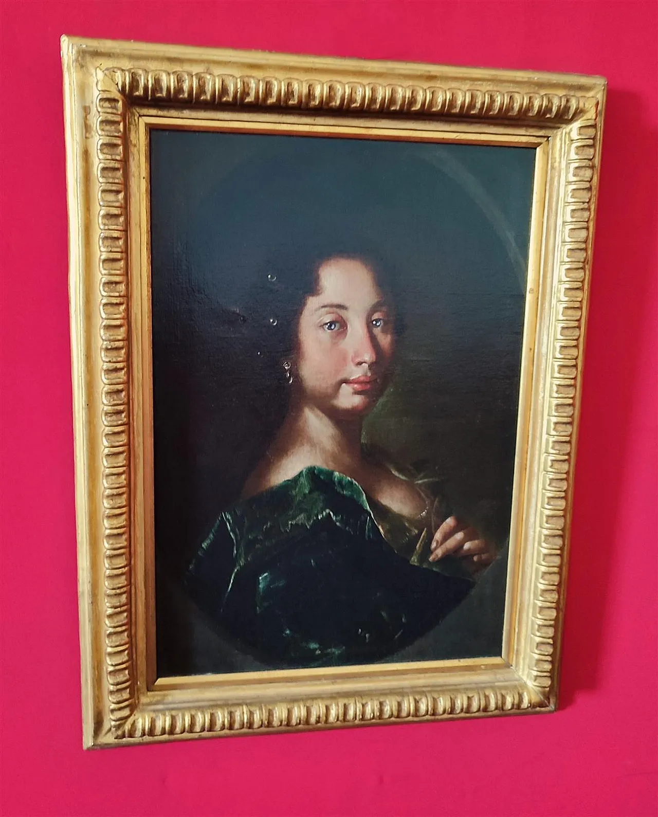Girl with Pearls by Bonito Giuseppe, 18th century 1