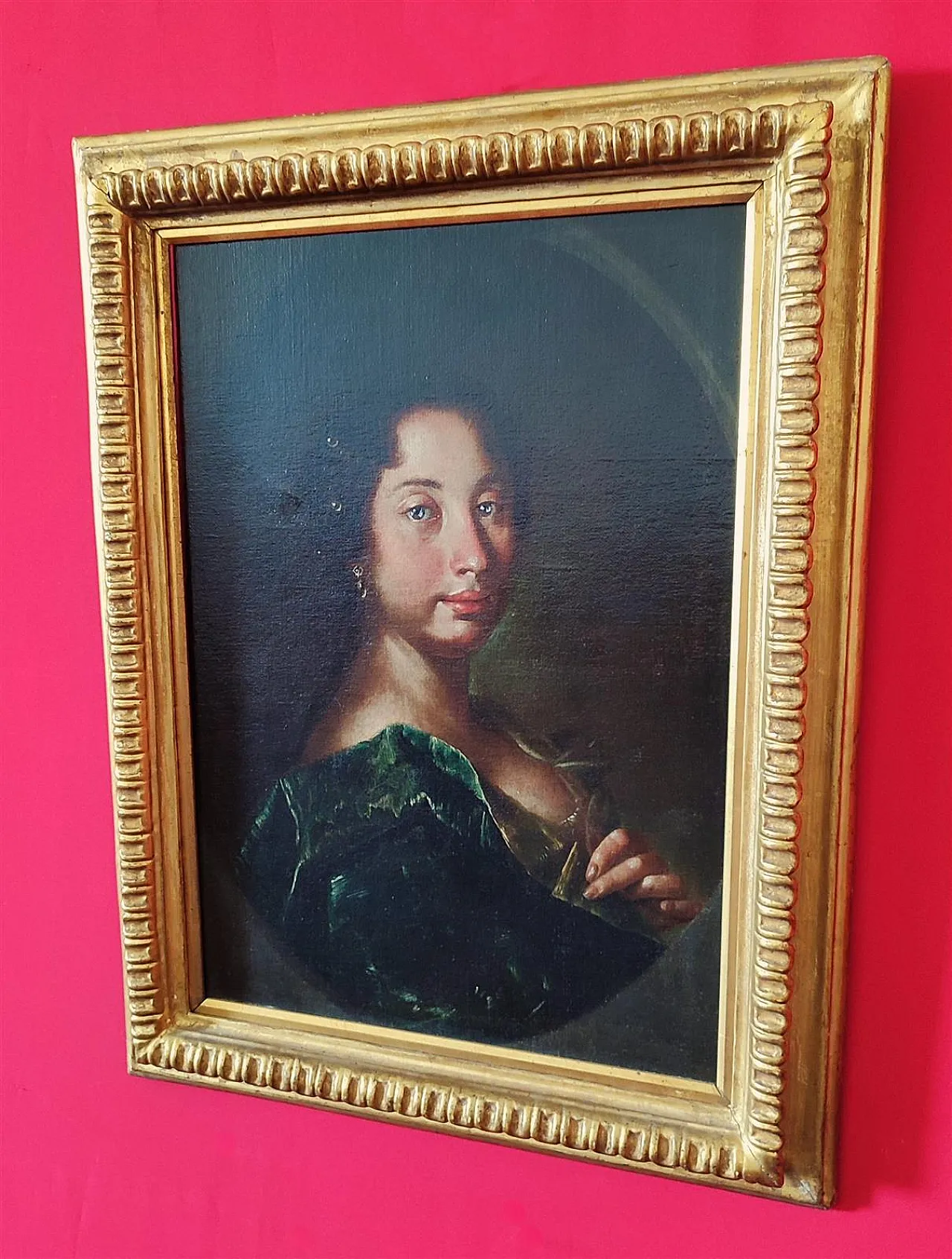 Girl with Pearls by Bonito Giuseppe, 18th century 2