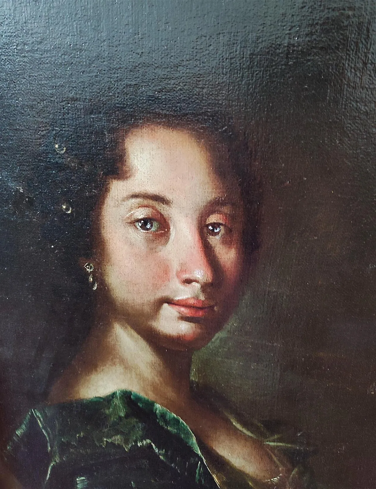 Girl with Pearls by Bonito Giuseppe, 18th century 3