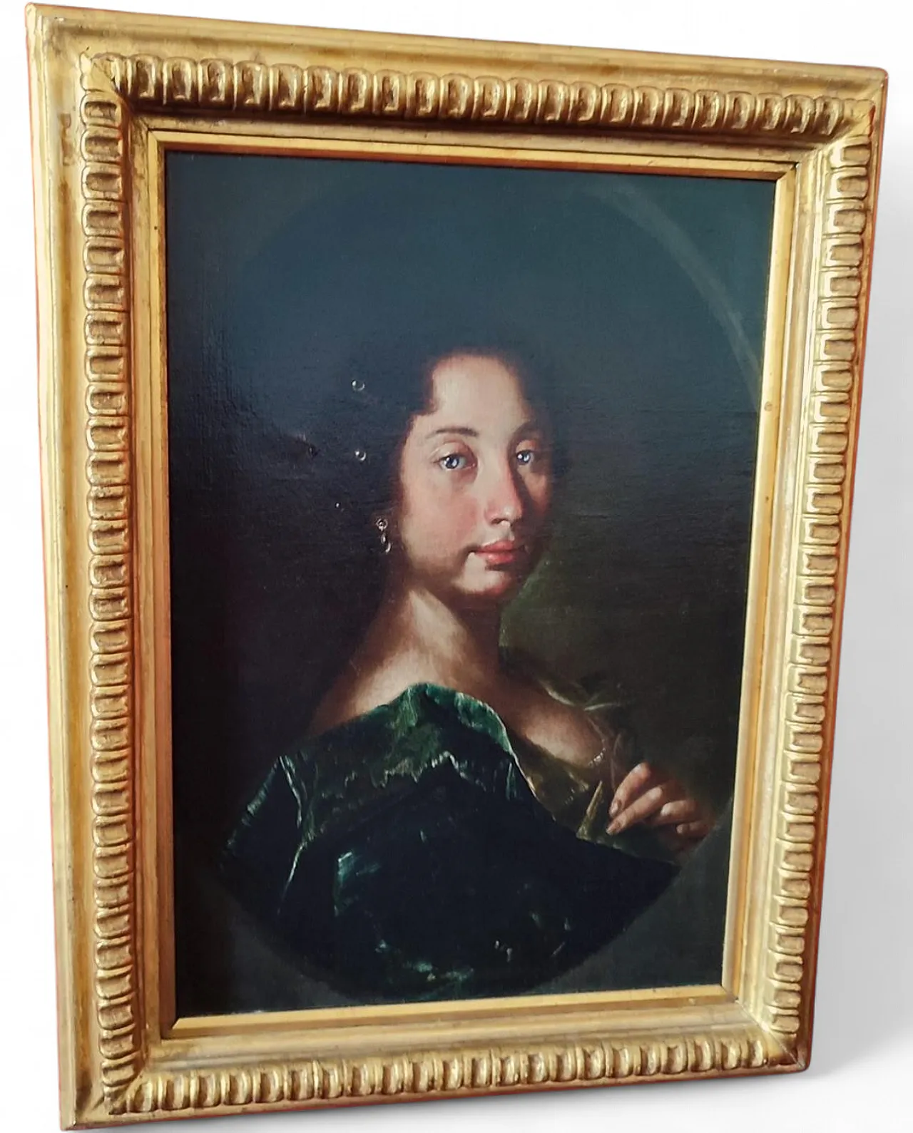 Girl with Pearls by Bonito Giuseppe, 18th century 11