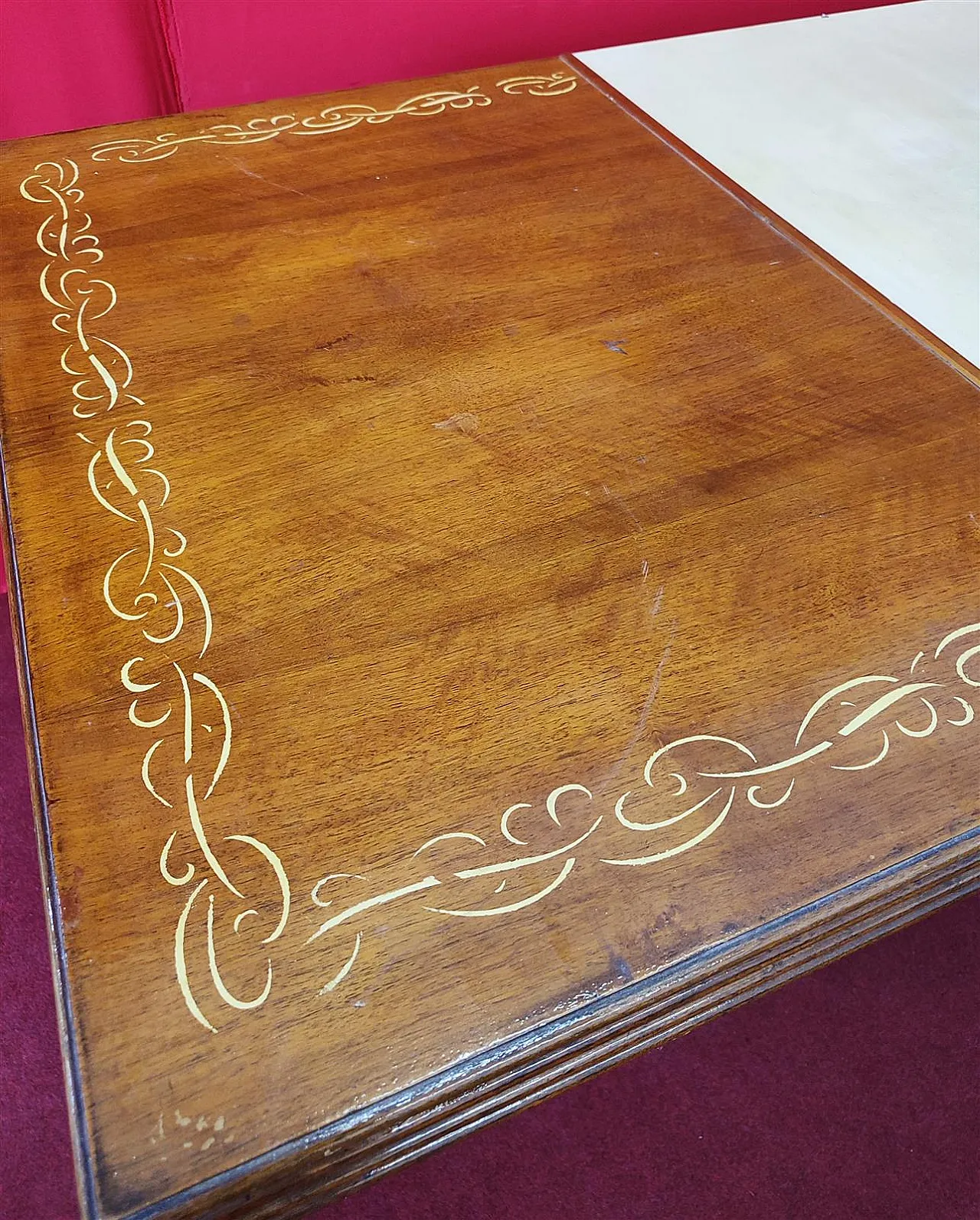 Art Deco poplar table, 20th century 2