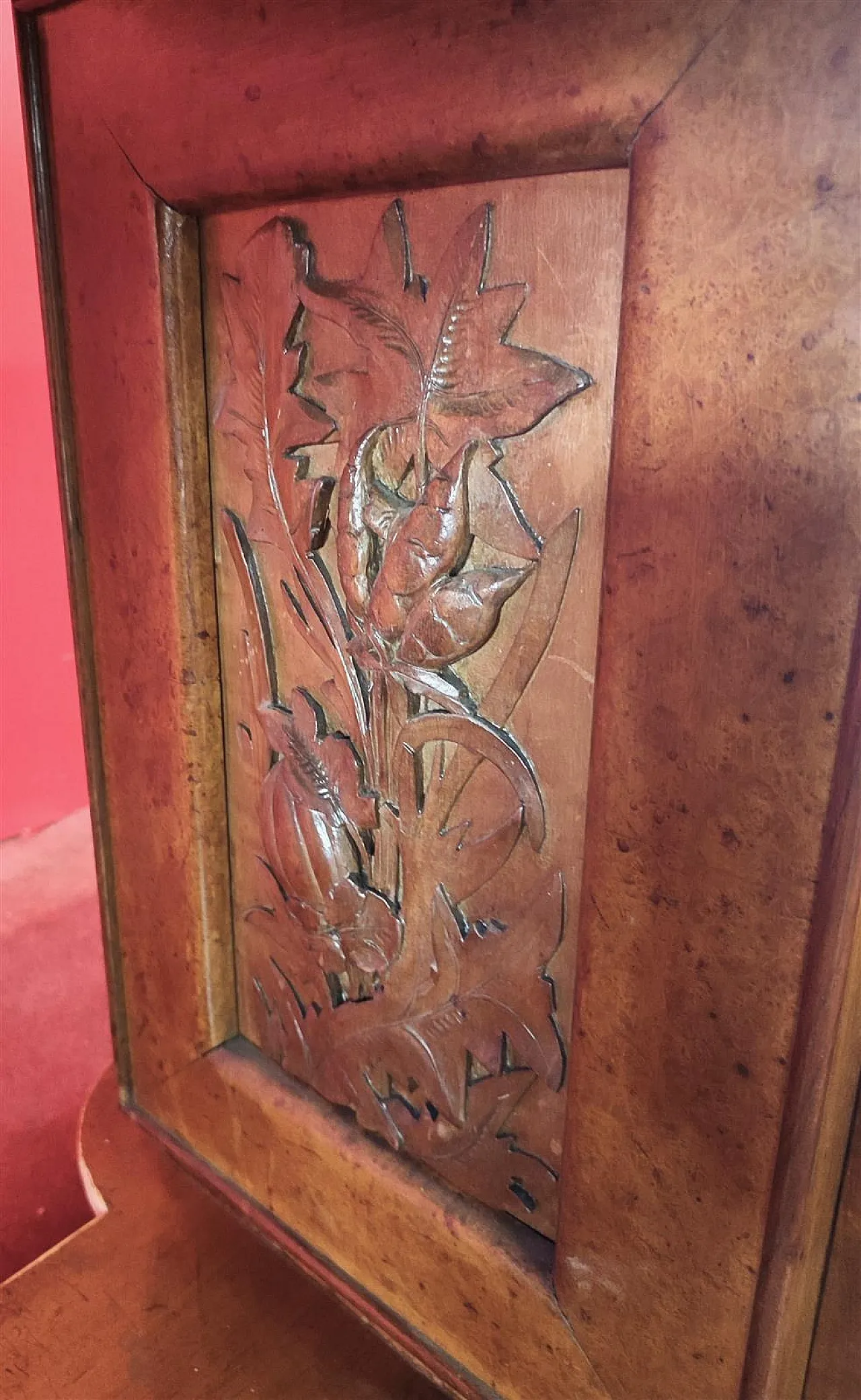 Art Deco poplar table, 20th century 5