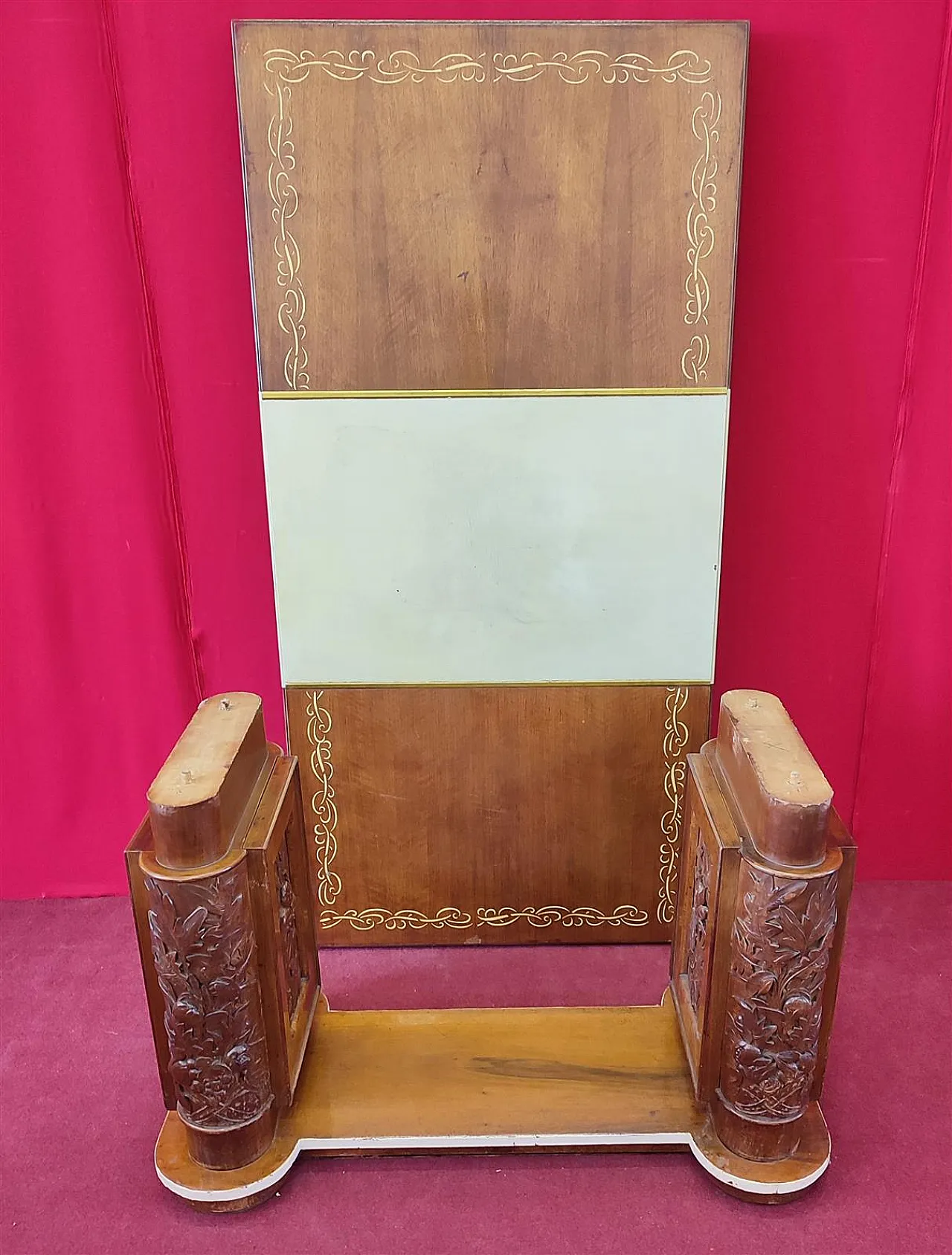 Art Deco poplar table, 20th century 9
