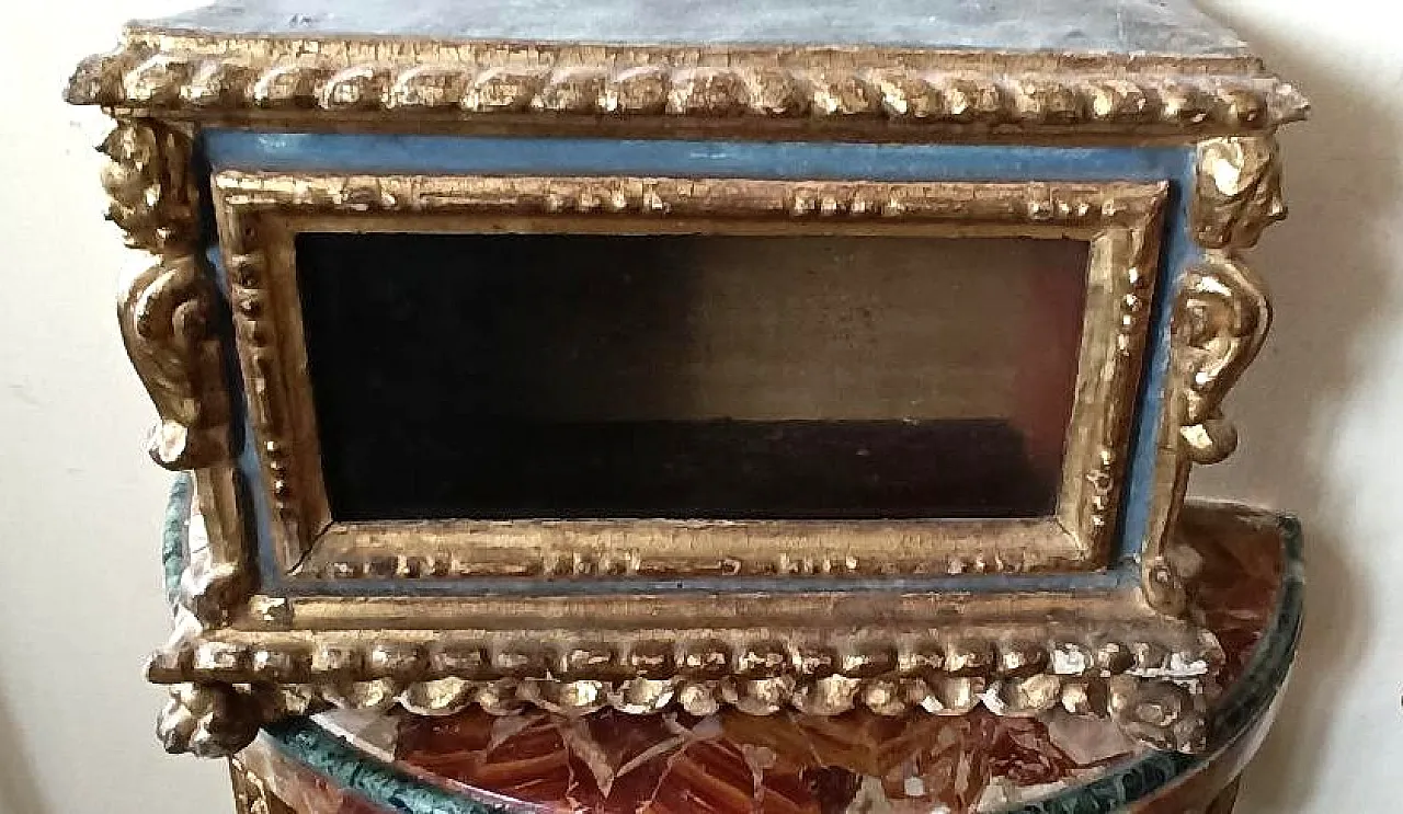 Reliquiario o urna funeraria in legno, '500 3