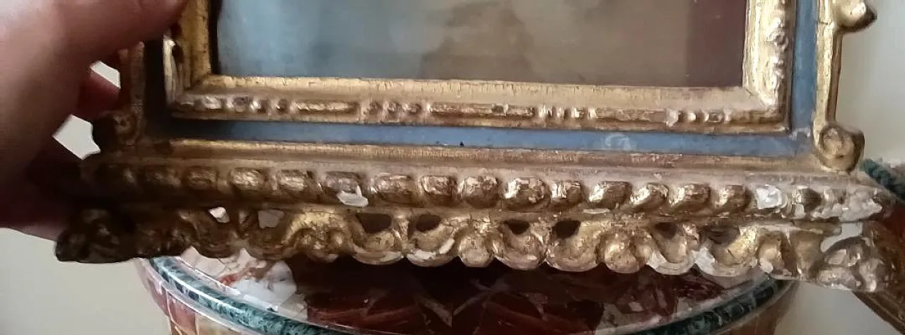Reliquiario o urna funeraria in legno, '500 10