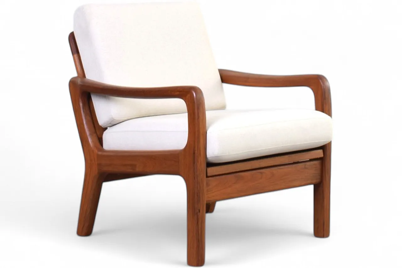 Poltrona Mid-Century di Juul Kristensen, Danimarca, anni '60. 12