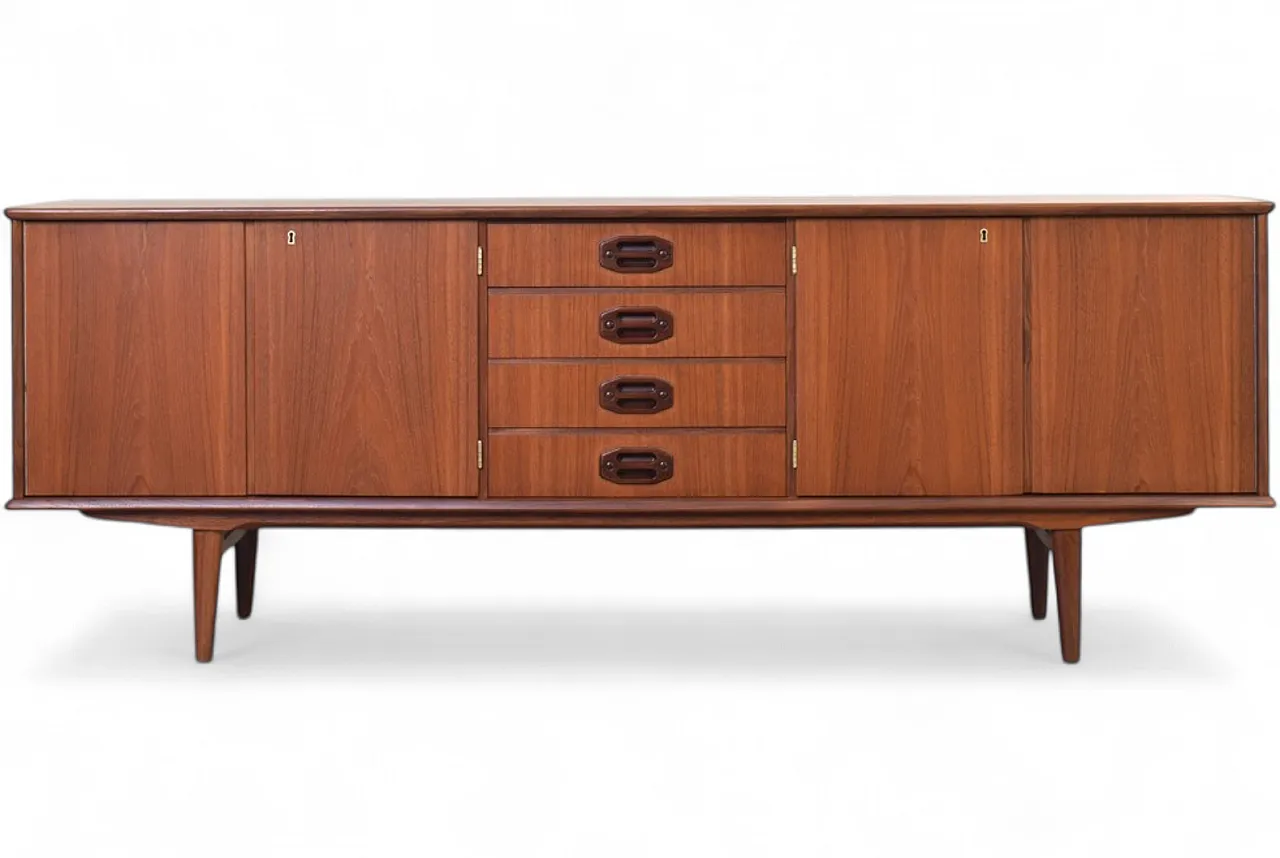 Credenza Mid-Century in teak, Danimarca, anni '60. 17