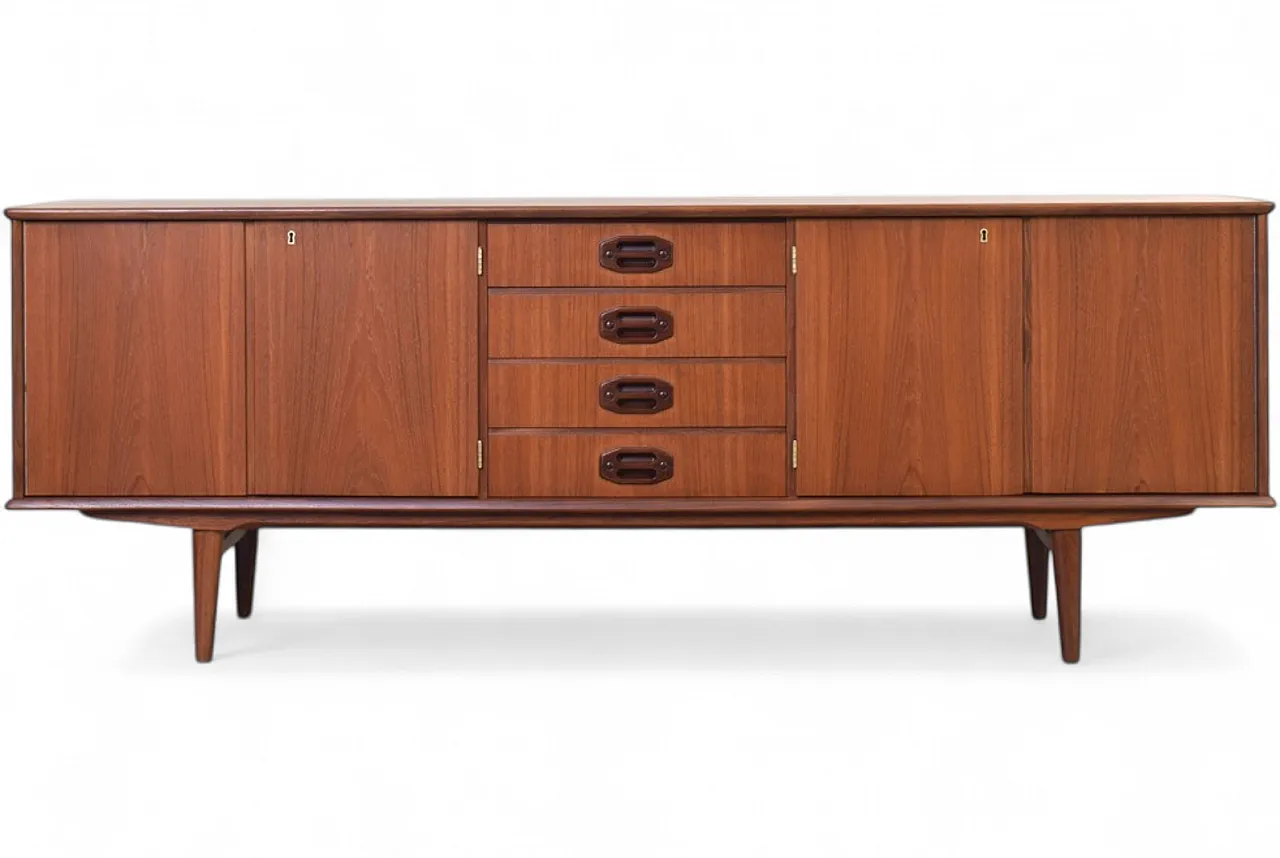 Credenza Mid-Century in teak, Danimarca, anni '60. 18