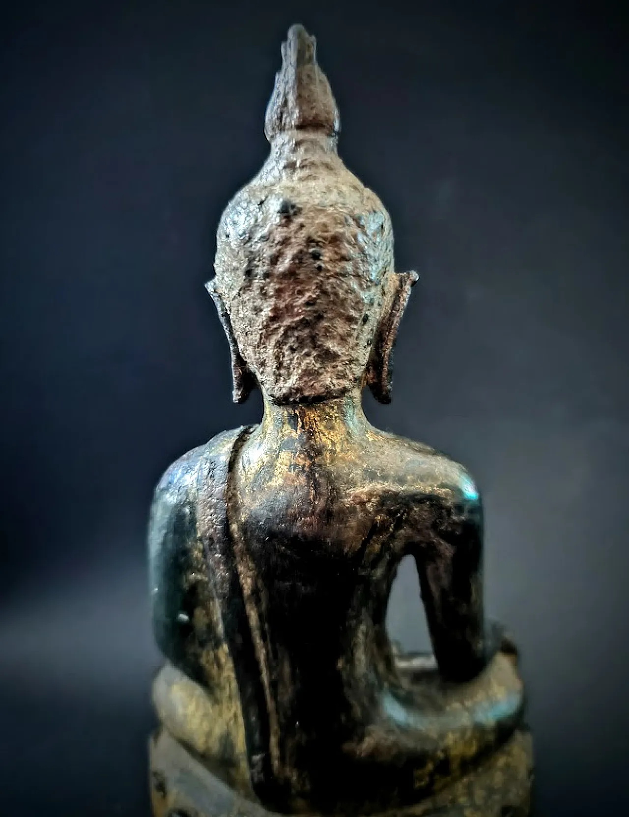 Shakyamuni bronze Buddha Thailand, 18th century 4
