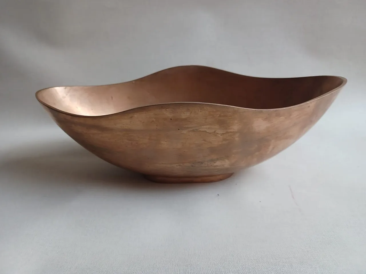 Bronze centerpiece bowl by Esa Fedrigolli, 1980s 2