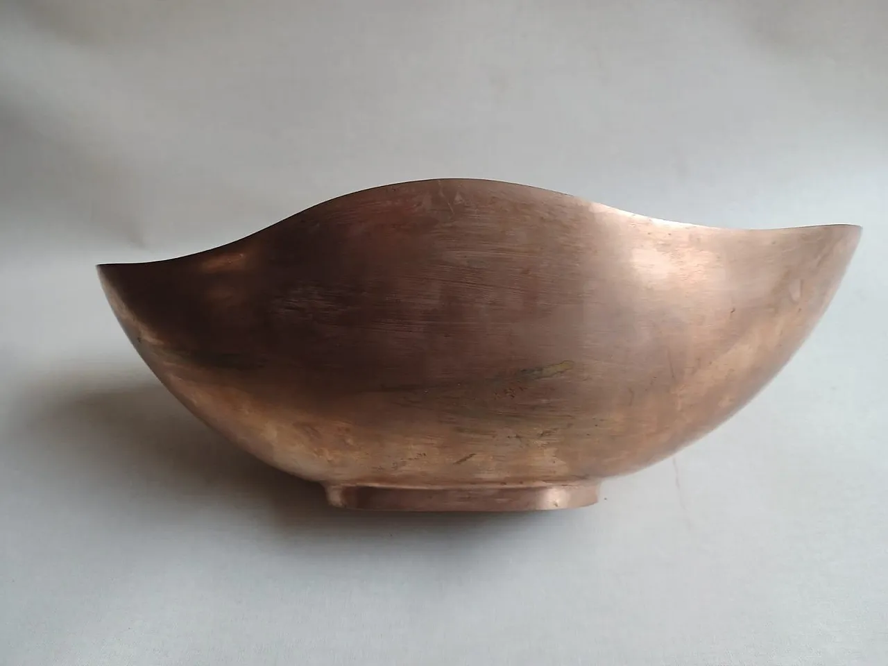 Bronze centerpiece bowl by Esa Fedrigolli, 1980s 4