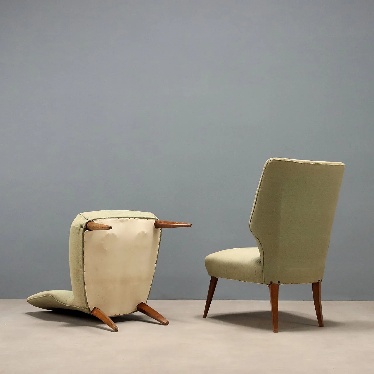 Pair of armchairs, 1960s 8