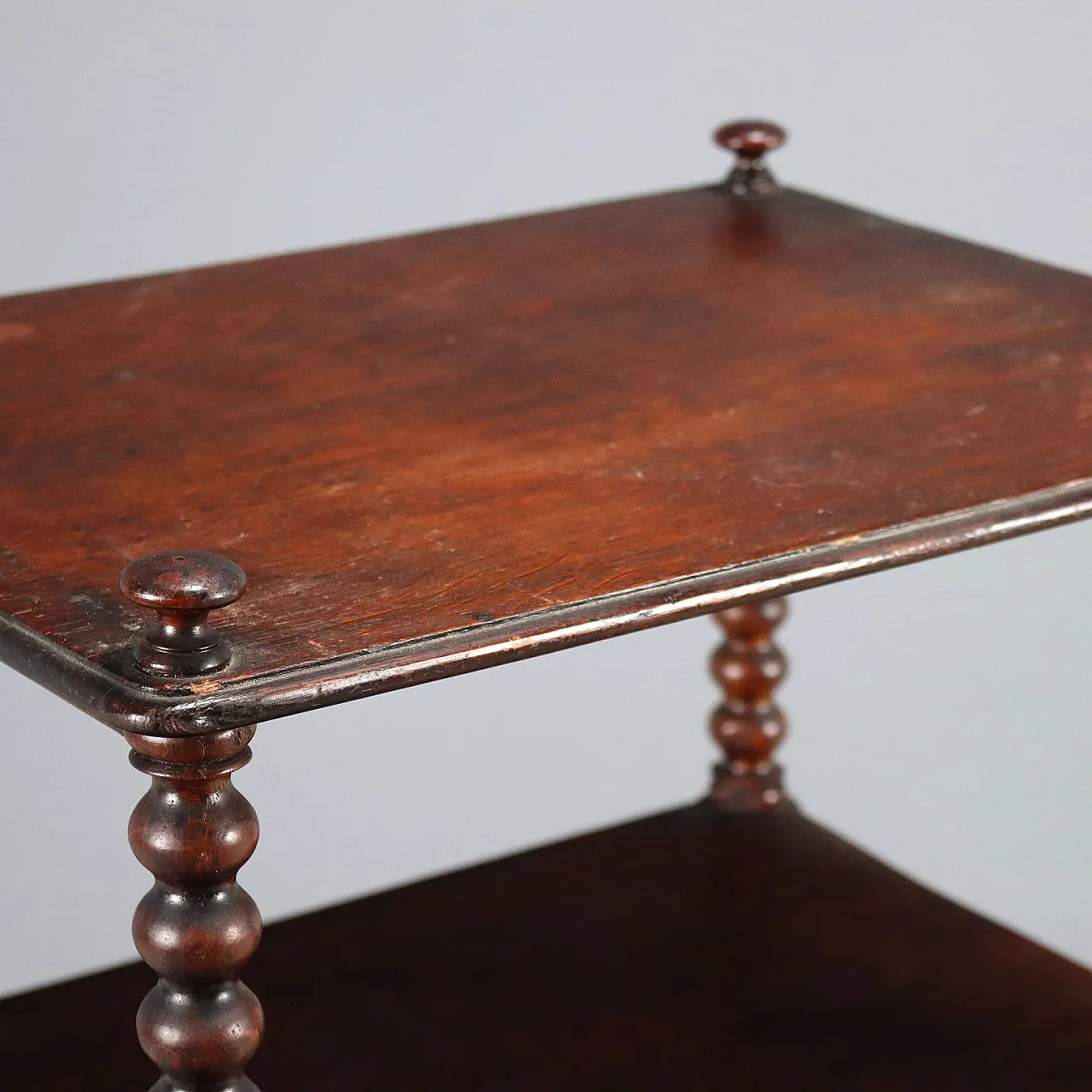Etagere in walnut-stained oak, 19th century 3