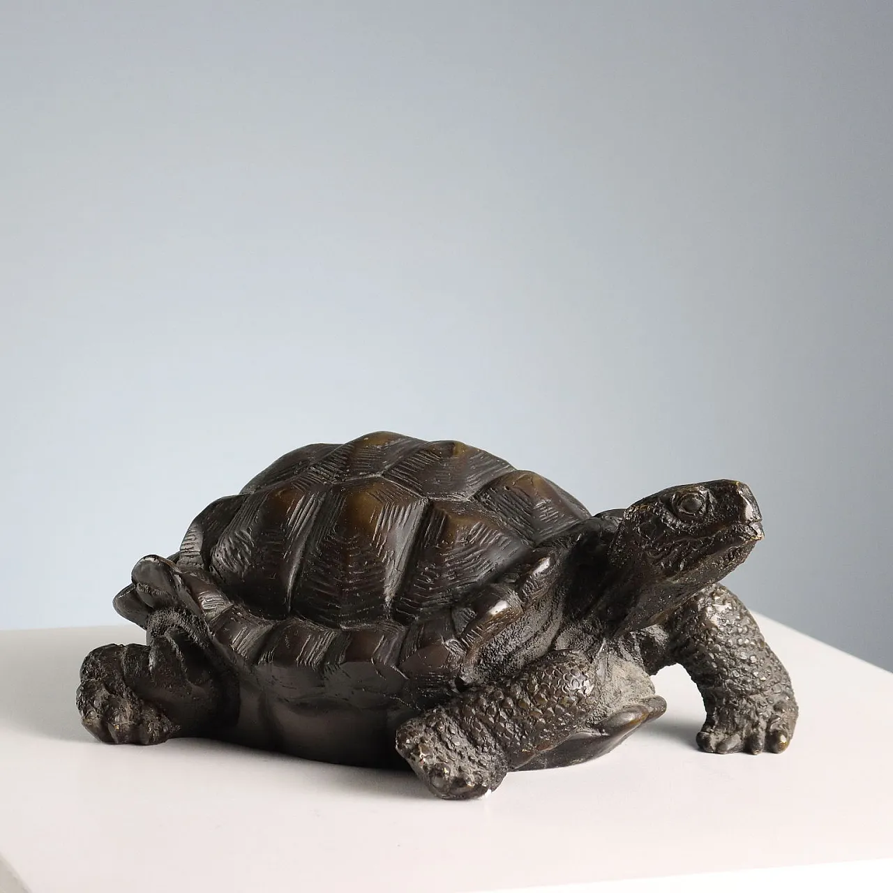 Bronze turtle by Moreau, 20th century 1