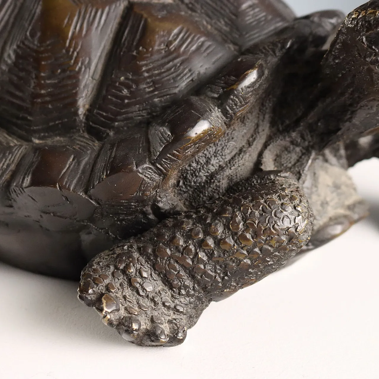 Bronze turtle by Moreau, 20th century 4