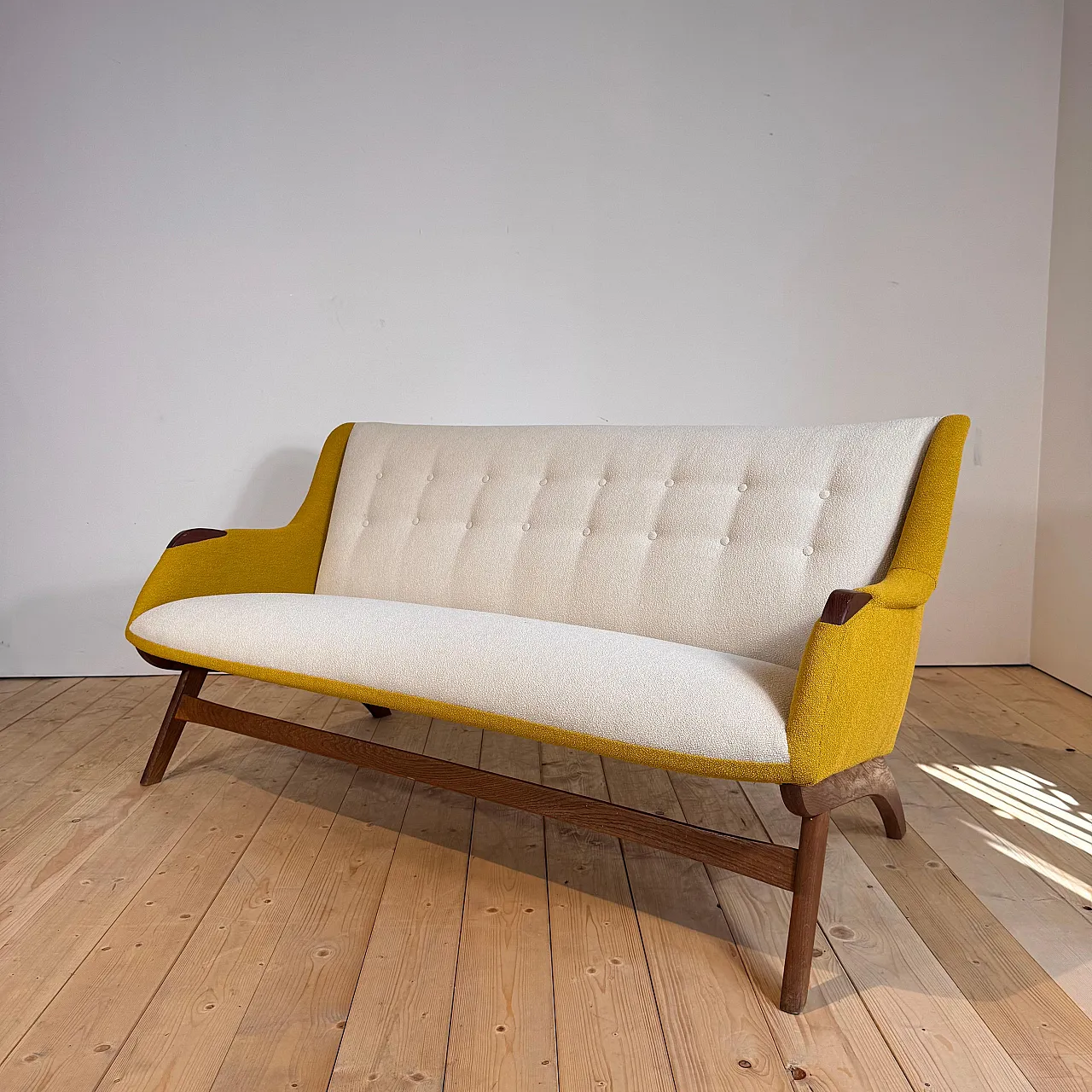 3-seater sofa in Scandinavian Modern teak, 1960s 3