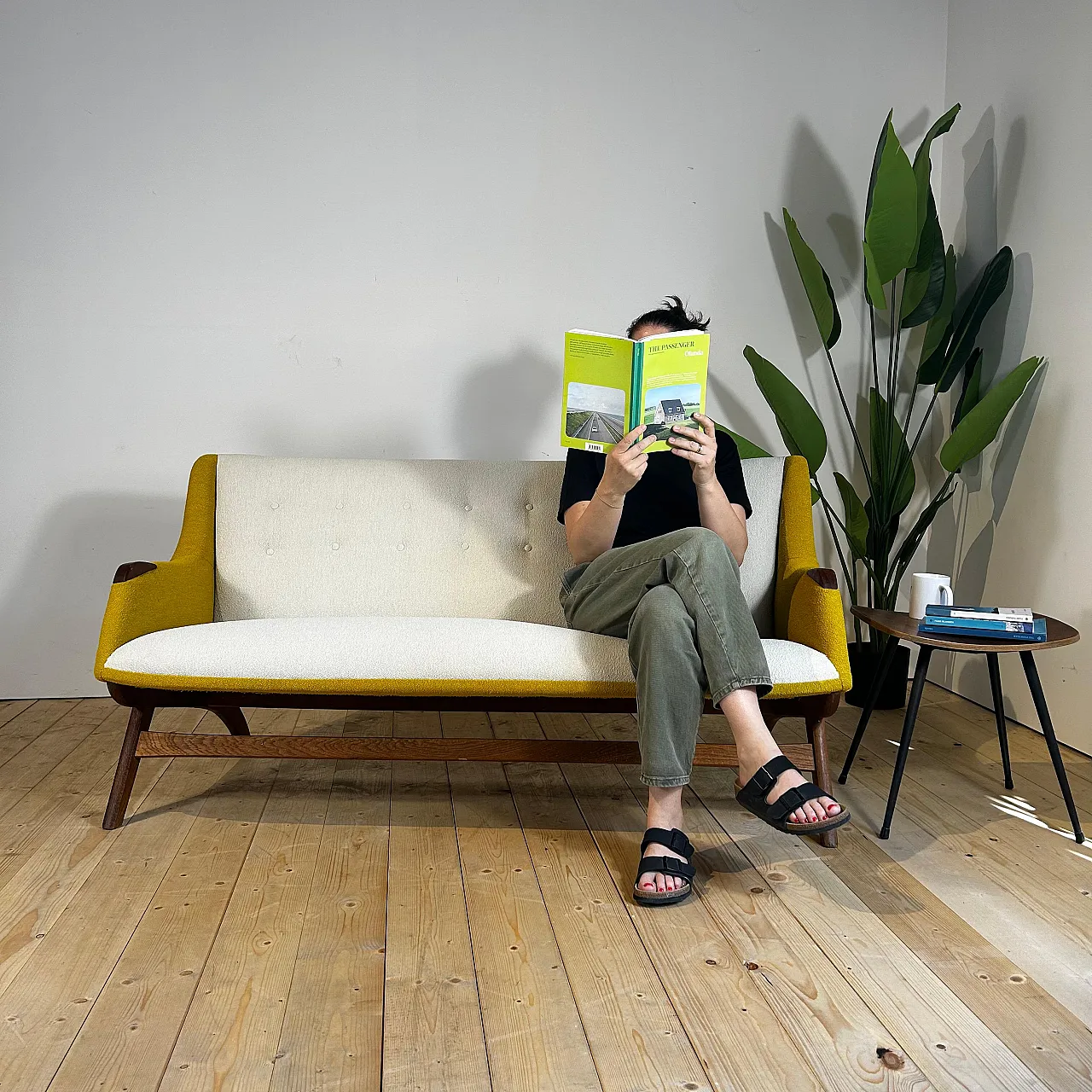 3-seater sofa in Scandinavian Modern teak, 1960s 10