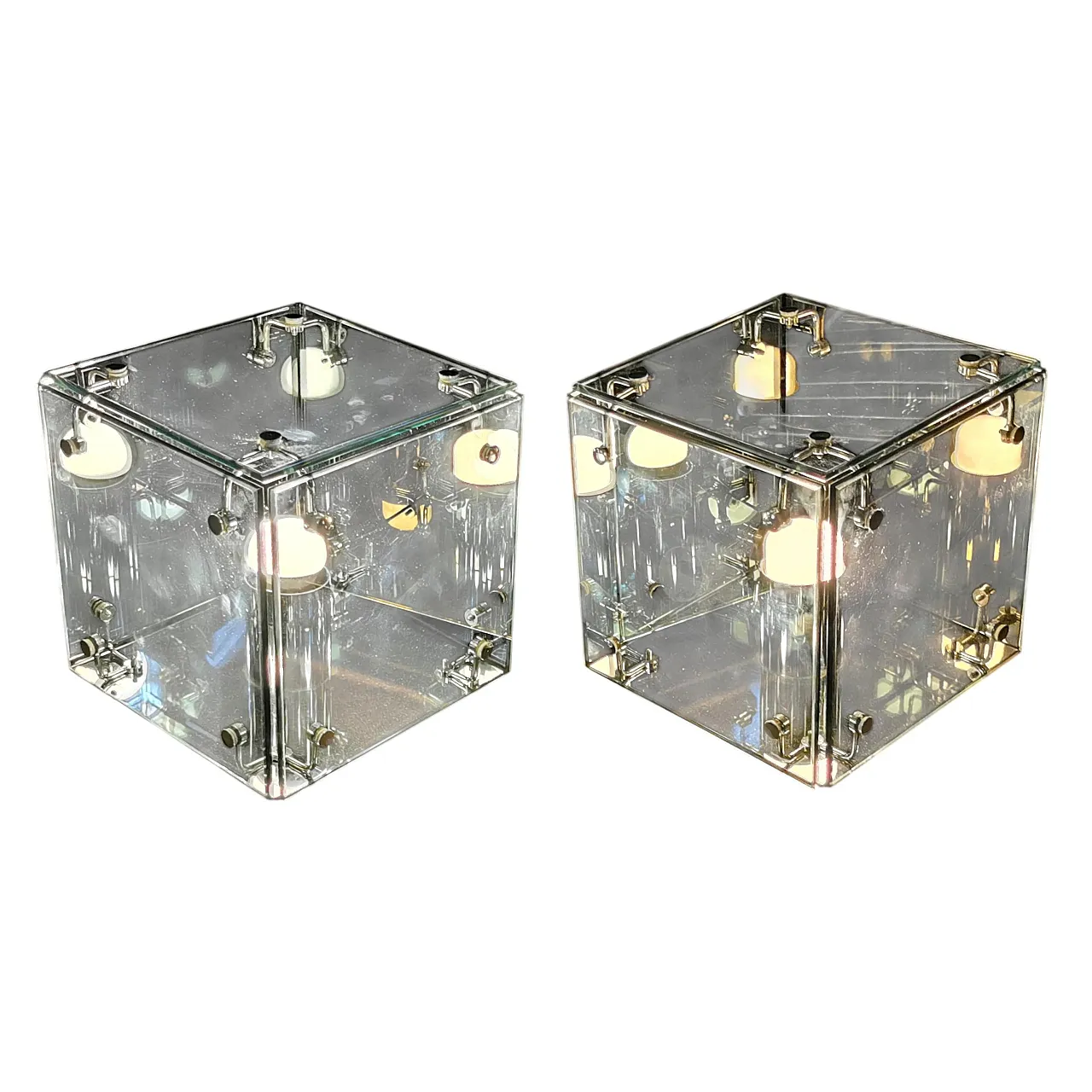 Nucleo Sormani optical lamp Pulsar by Studio Arditi, 1970s 11