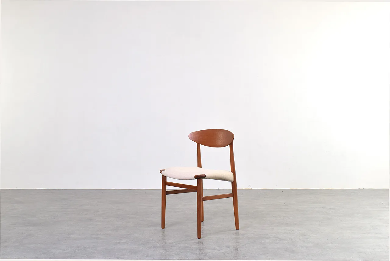 Danish Teak Dining Chairs by Ejner Larsen & Aksel Bender Madsen, 1960s 4