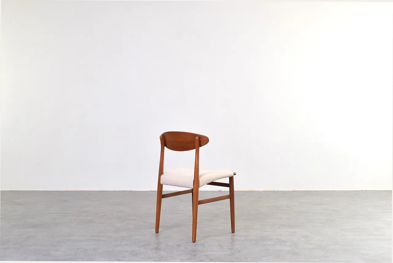 Danish Teak Dining Chairs by Ejner Larsen & Aksel Bender Madsen, 1960s 7