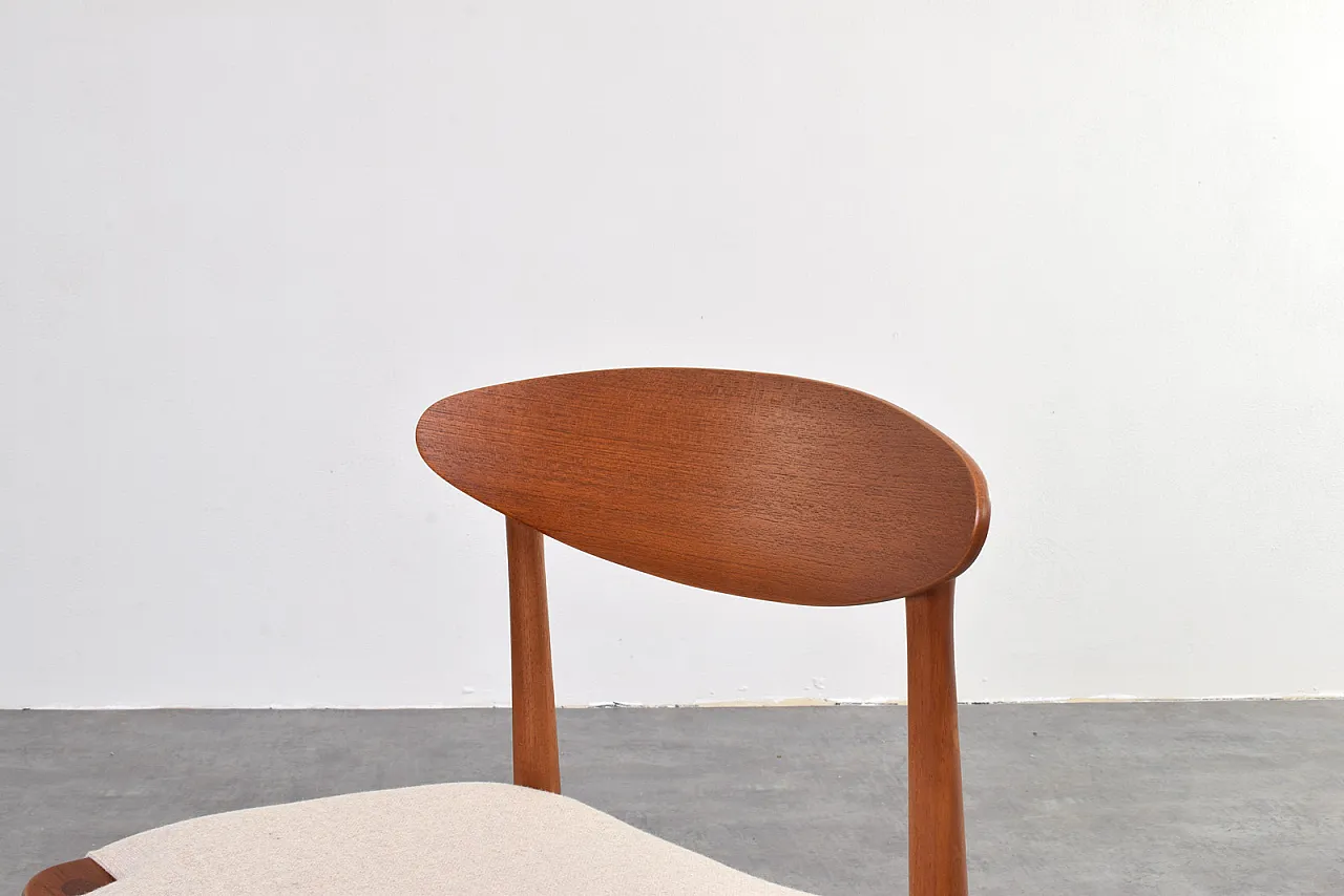Danish Teak Dining Chairs by Ejner Larsen & Aksel Bender Madsen, 1960s 9