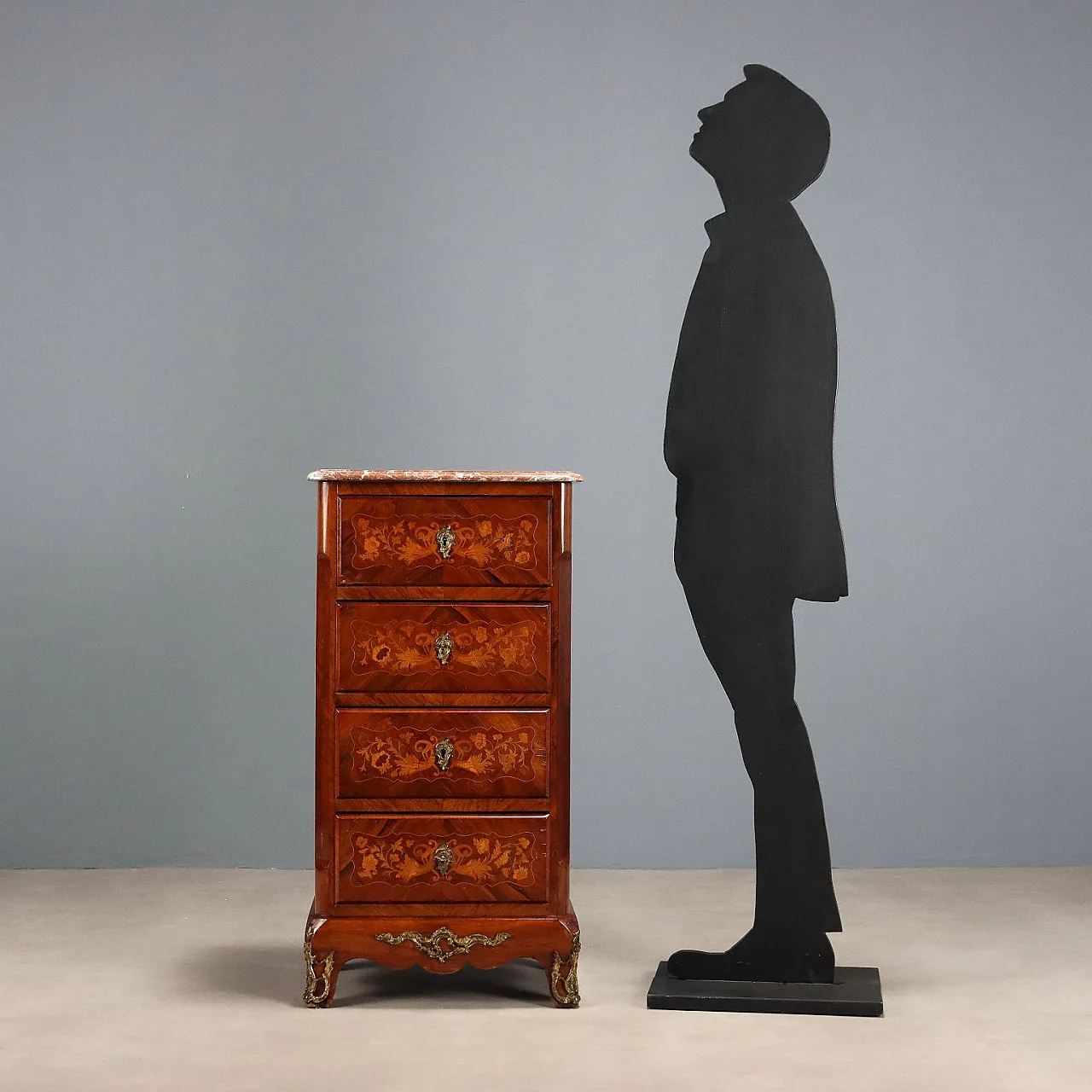 Inlaid cabinet, late 19th century 2