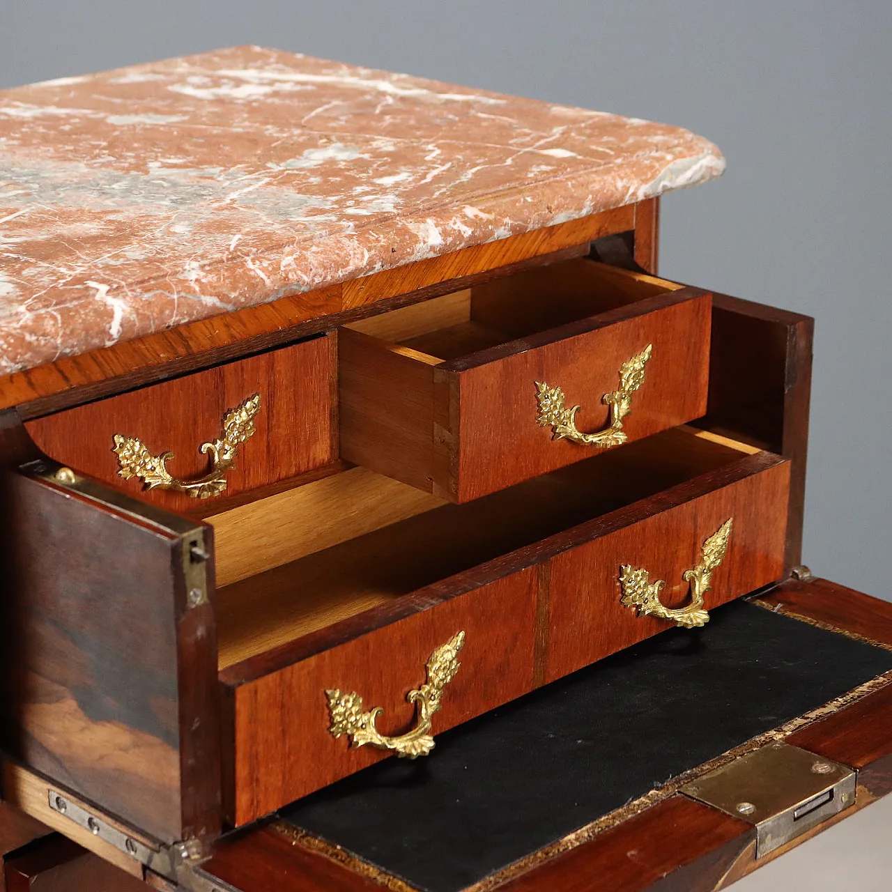 Inlaid cabinet, late 19th century 4