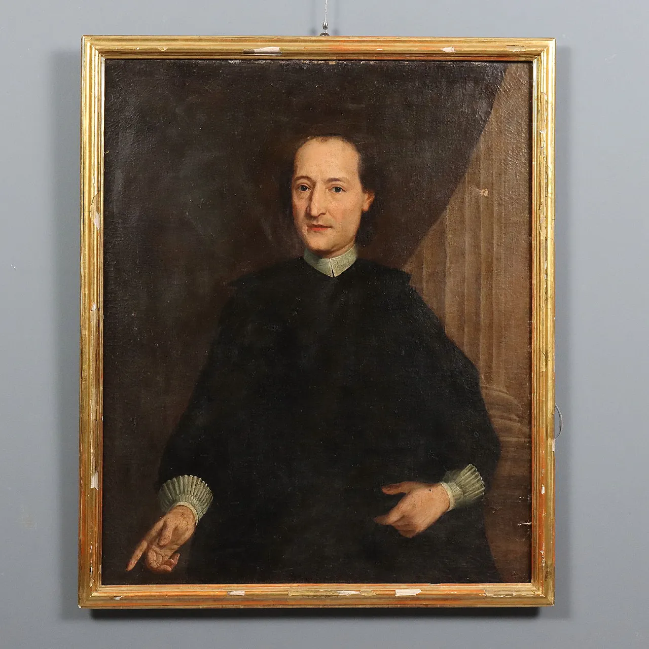 Portrait of a Prelate, oil on canvas, late 18th century 1