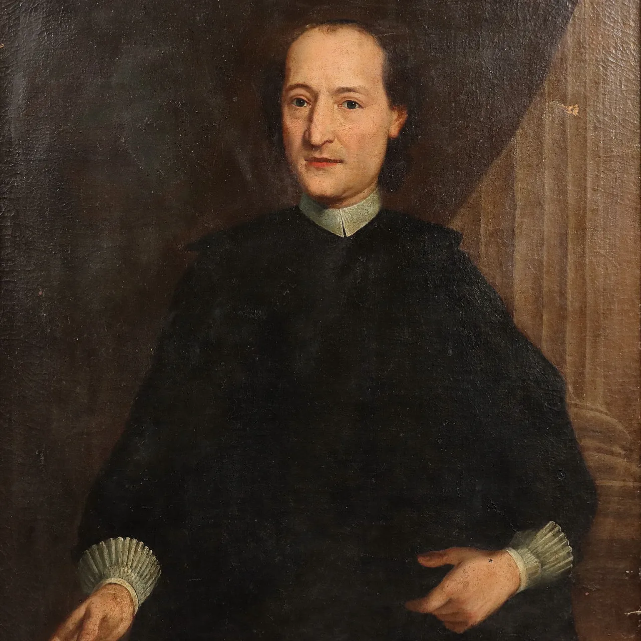 Portrait of a Prelate, oil on canvas, late 18th century 3