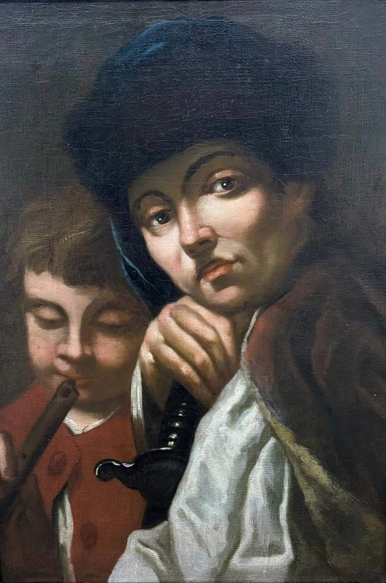 Ritratto di genere dell'Età dell'Oro - Artista olandese, Olio su tela, XVII secolo 2