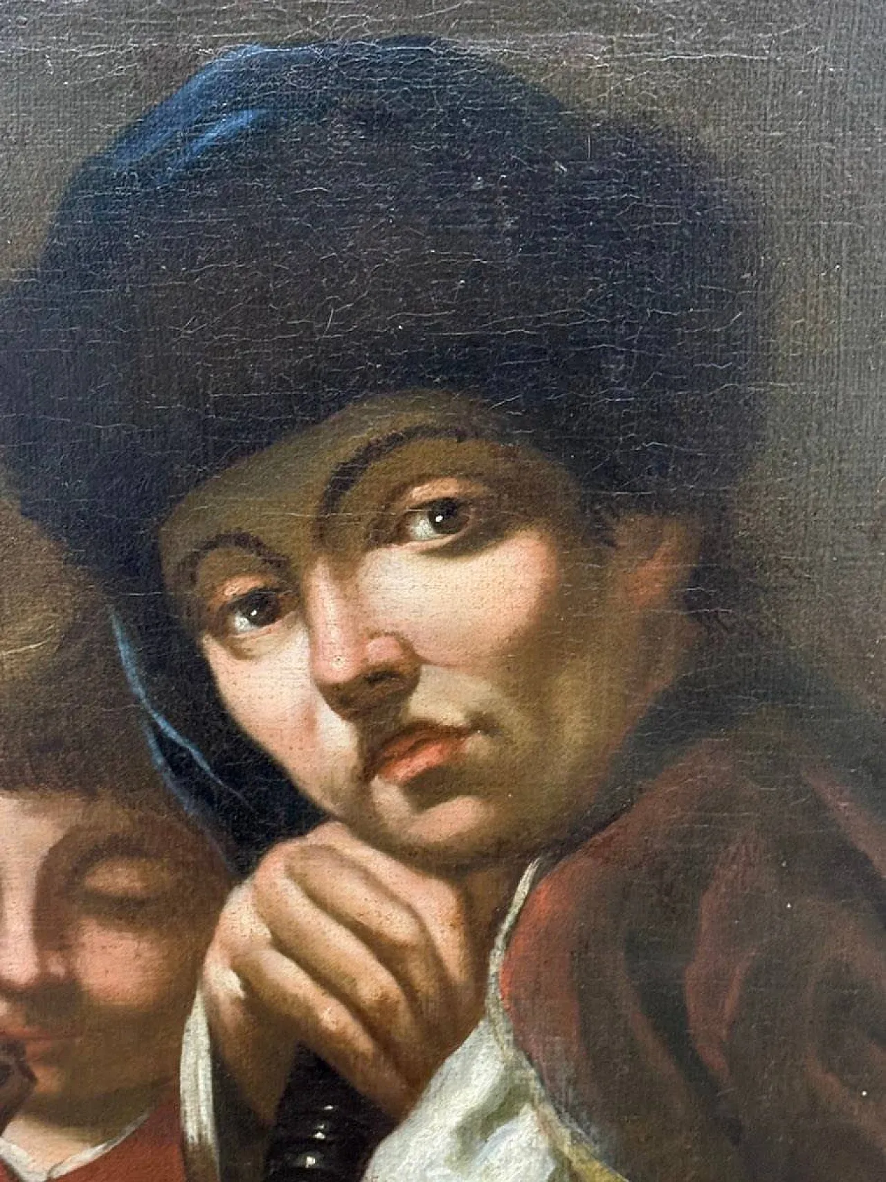 Ritratto di genere dell'Età dell'Oro - Artista olandese, Olio su tela, XVII secolo 4