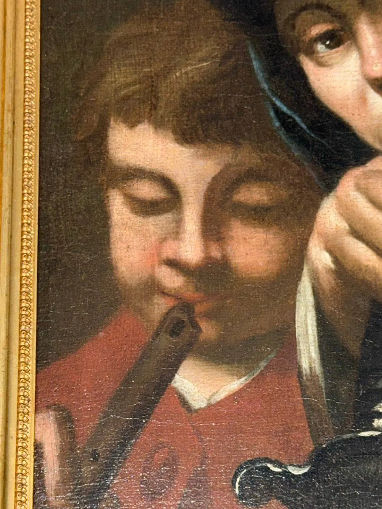 Ritratto di genere dell'Età dell'Oro - Artista olandese, Olio su tela, XVII secolo 5