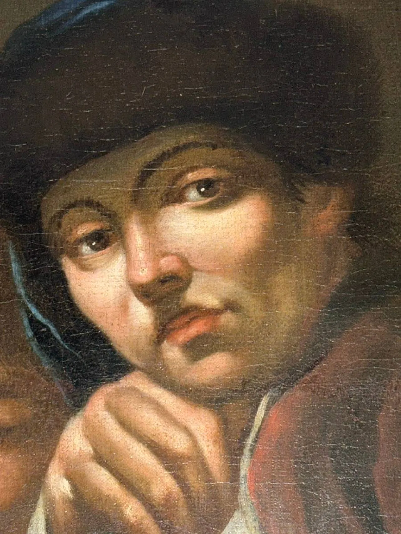Ritratto di genere dell'Età dell'Oro - Artista olandese, Olio su tela, XVII secolo 6