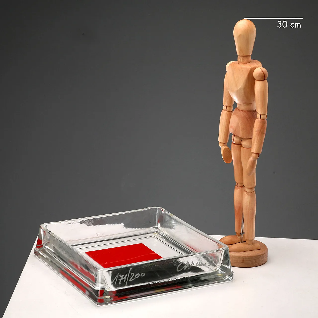 Glass ashtray by Eugenio Carmi, 20th century 2