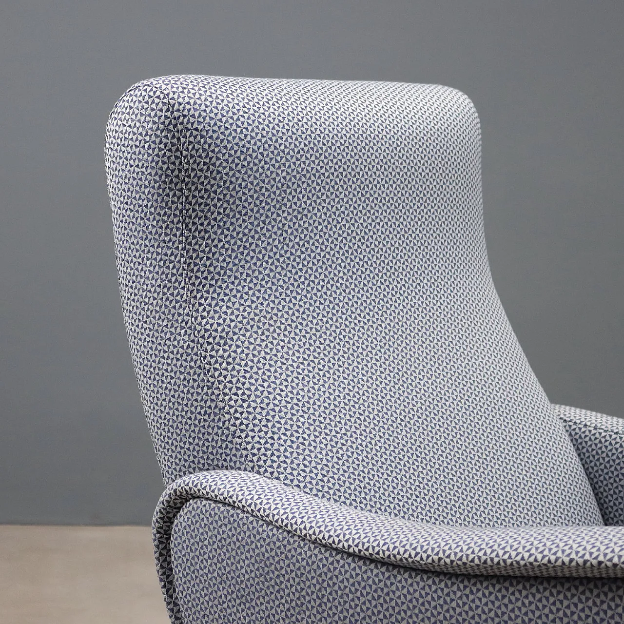 Armchair in metal and fabric, 1960s 4