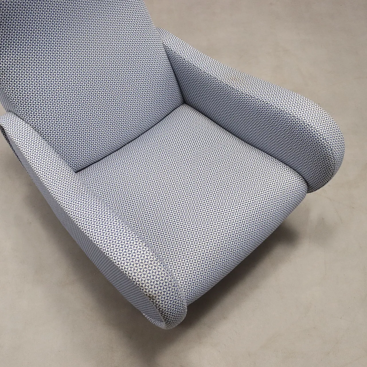 Armchair in metal and fabric, 1960s 7