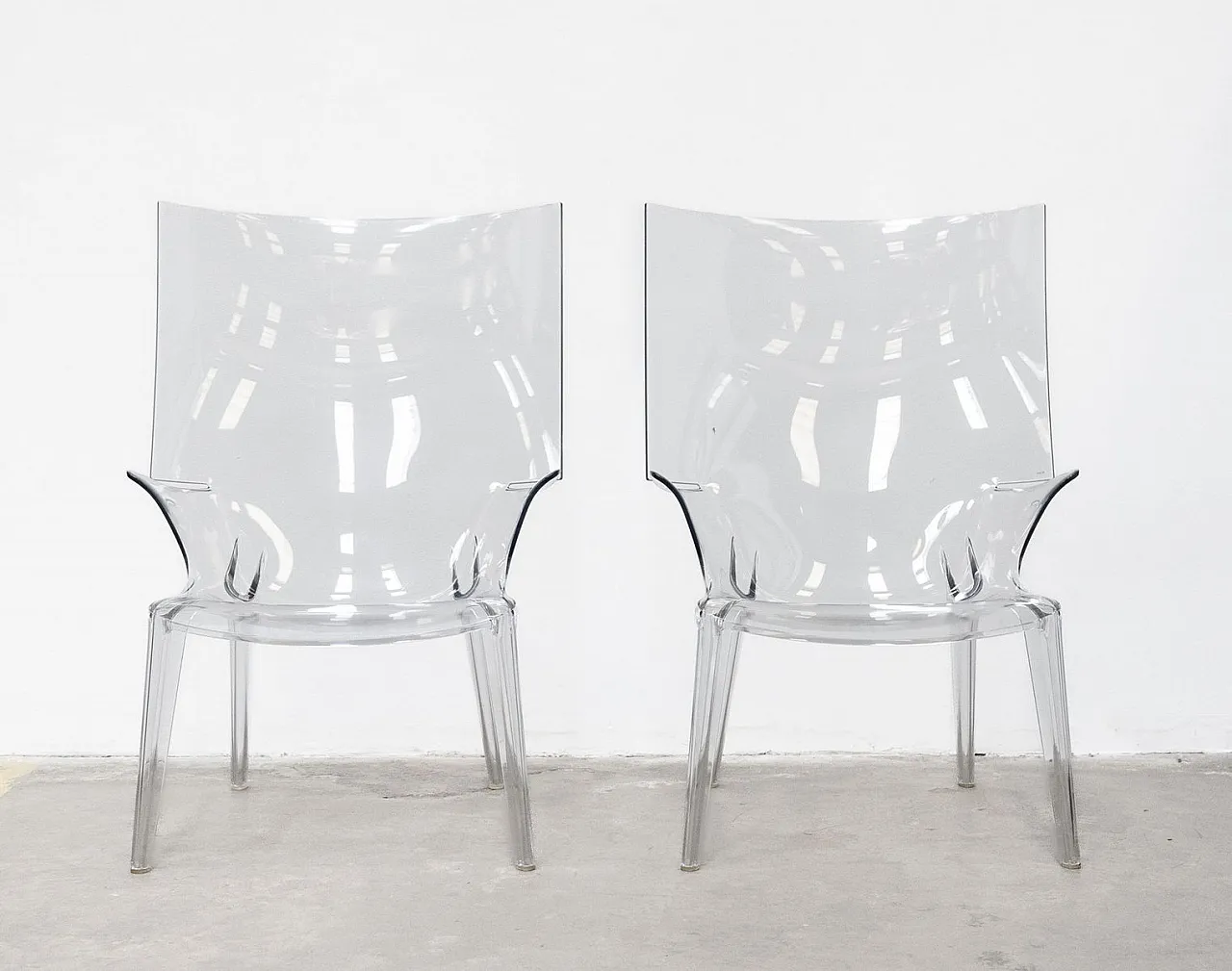 Pair of Uncle Jim armchairs by Philippe Starck for Kartell, 2000s 1