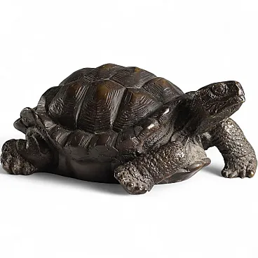 Bronze turtle by Moreau, 20th century