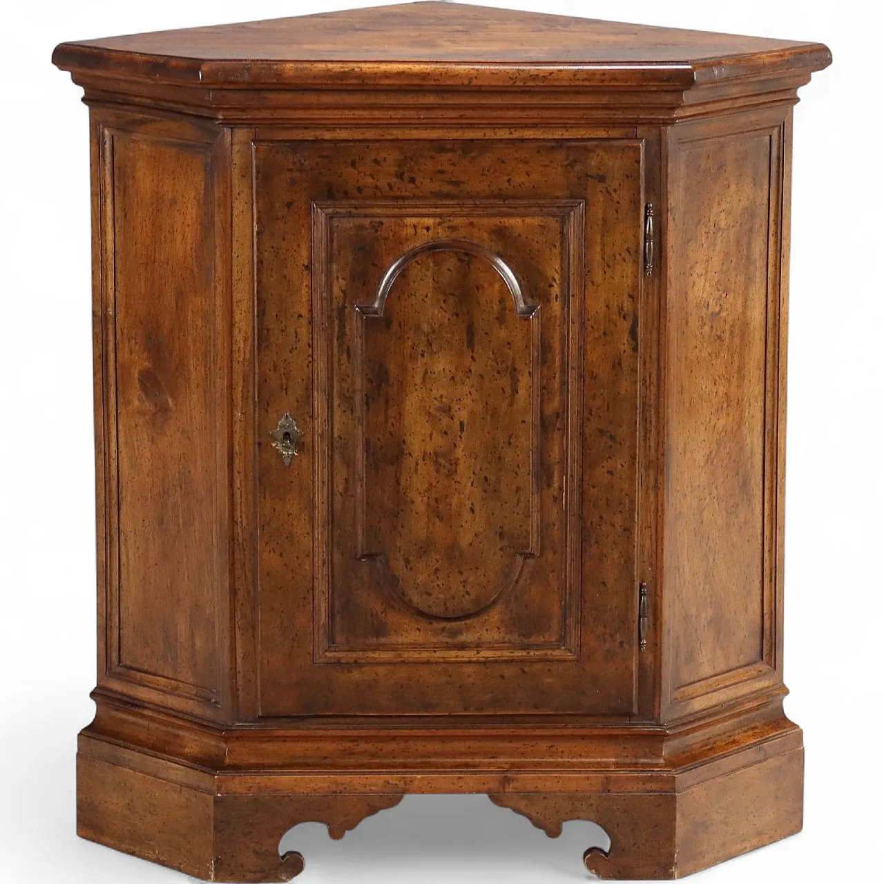 Baroque style corner unit in walnut, mid-20th century 10