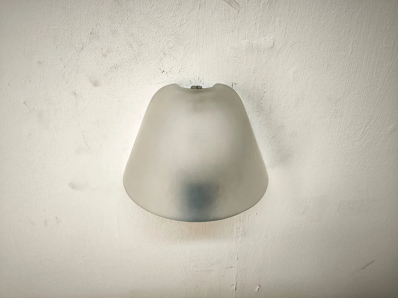 Lampada da parete azzurra di Veart, anni '80 4