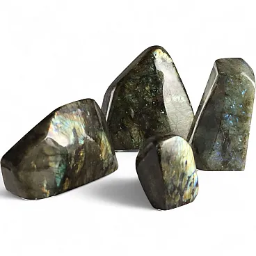 4 Labradorite stones, 20th century