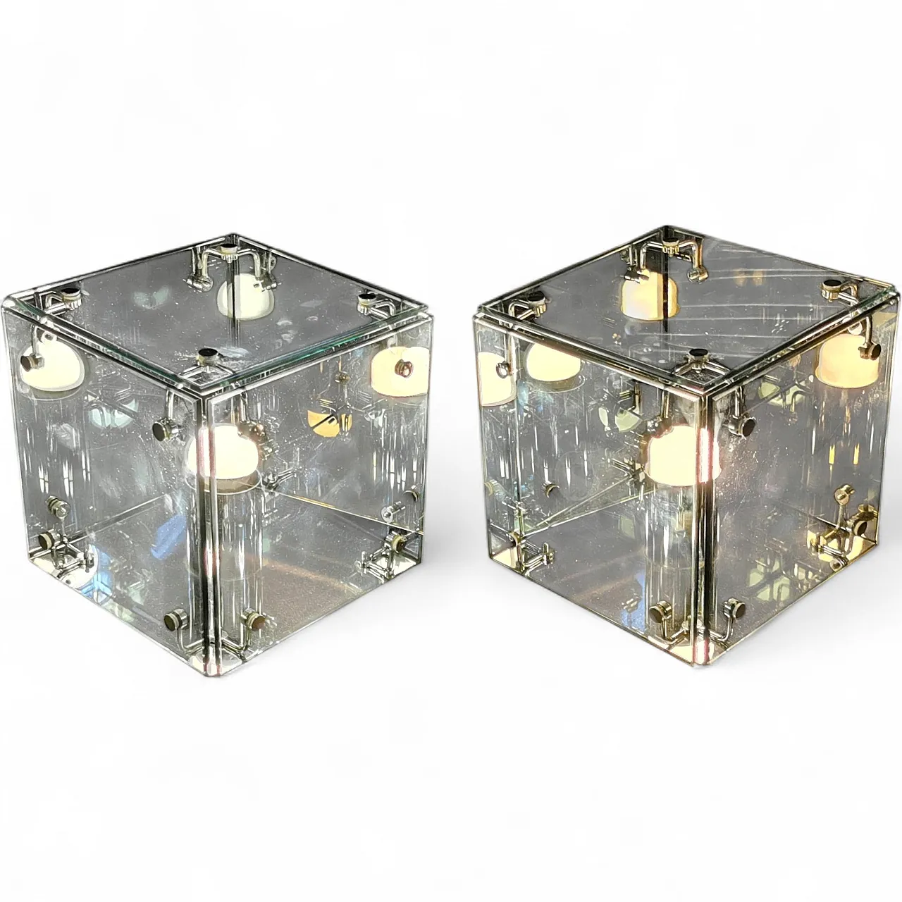 Nucleo Sormani optical lamp Pulsar by Studio Arditi, 1970s 12