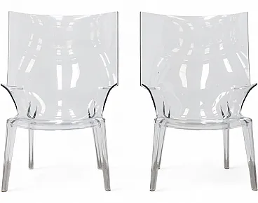 Pair of Uncle Jim armchairs by Philippe Starck for Kartell, 2000s