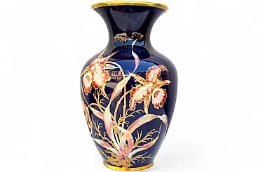 Limited Edition 61/384 vase in cobalt porcelain from Schumann, 1960s